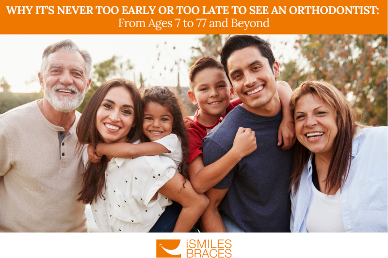 Why It’s Never Too Early or Too Late to See an Orthodontist: From Ages 7 to 77 and Beyond